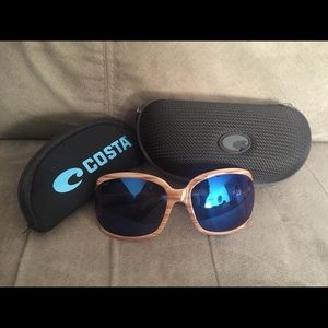 Costa Sunglasses, Shell Case and Cleaner